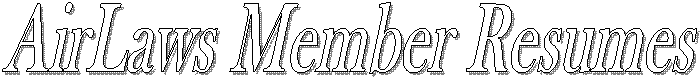 AirLaws Member Resumes